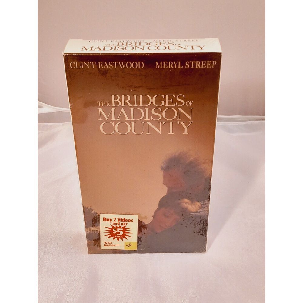 The Bridges Of Madison County VHS Clint Eastwood Meryl Streep NEW Factory Sealed